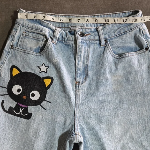 Sanrio Light Blue Jeans with Chococat and Purple Moon.. - Picture 13 of 16